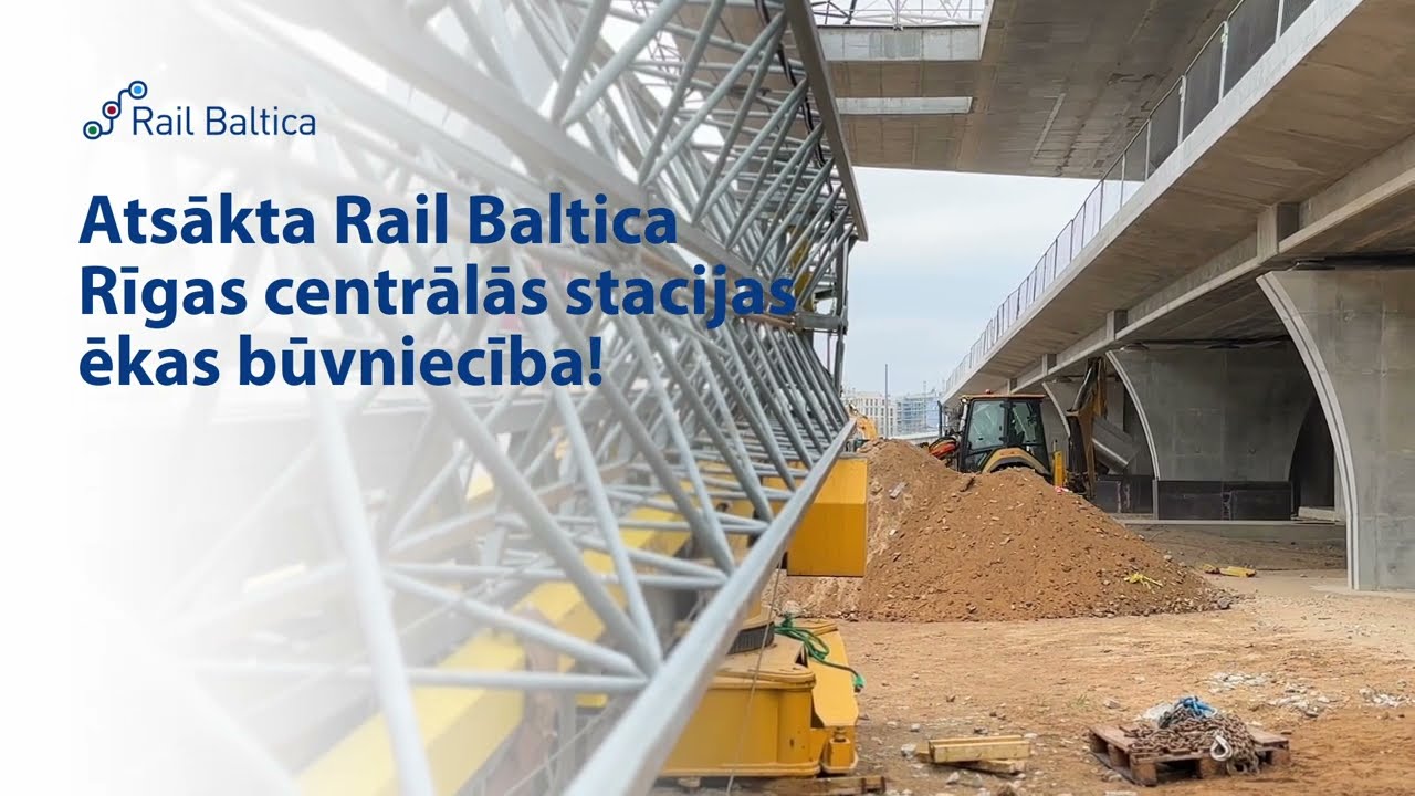 Atsākta Rail Baltica Rīgas centrālās stacijas ēkas būvniecība!