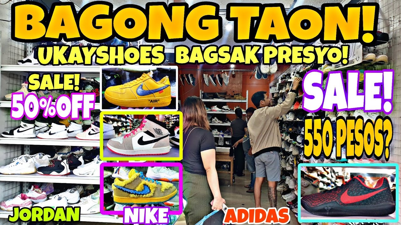 BAGSAK PRESYONG UKAYAN SA TALIPAPA Q.C SALE UP TO 50%OFF | JORDAN | NIKE ADIDAS AT MARAMI PANG IBA.