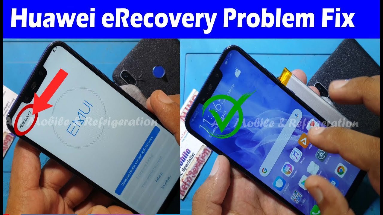 Не удалось решить проблему с eRecovery на Huawei Nova 3 | Проблема с eRecovery на Huawei Nova 3
