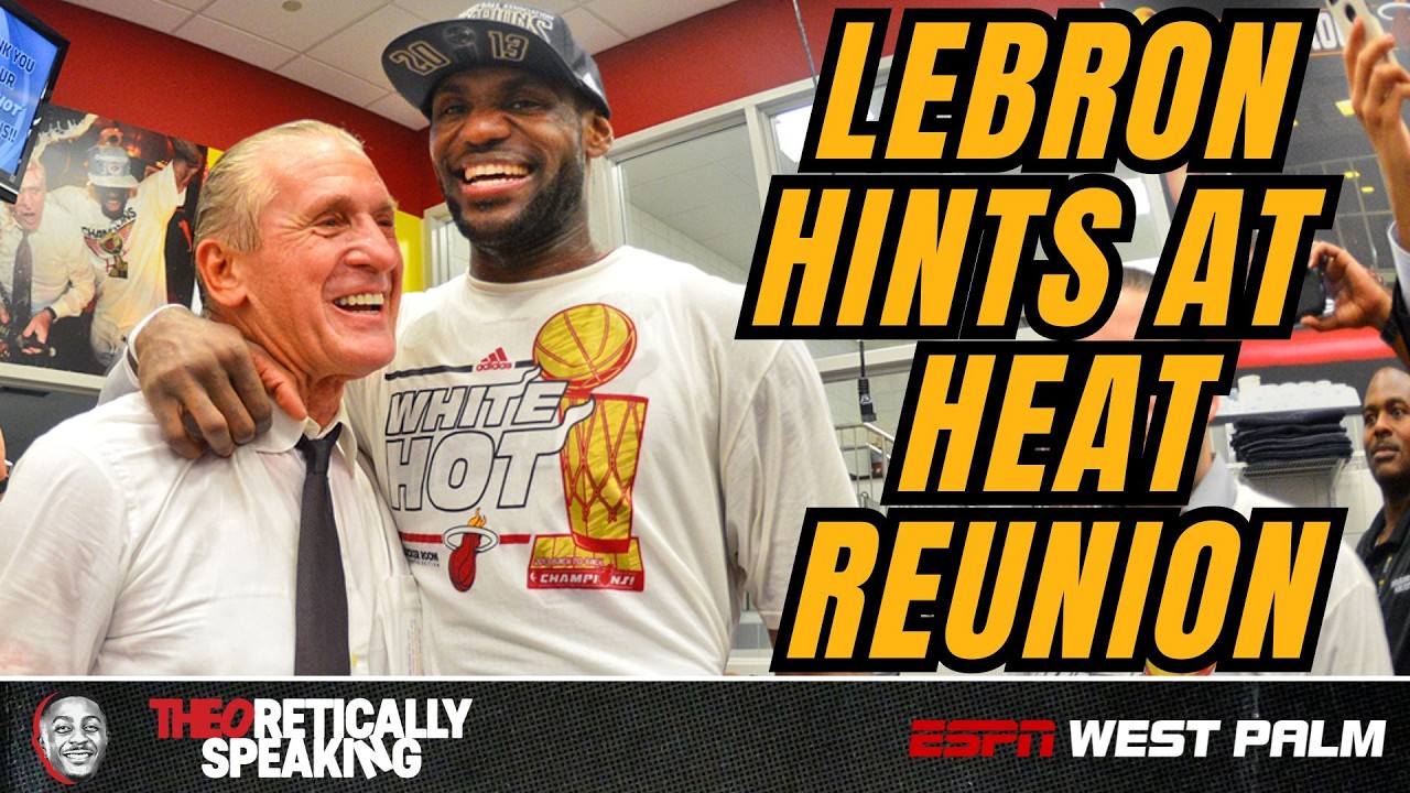 LeBron Back to Miami?! Pat Riley Moment Ignites Heat Reunion Talk 🔥