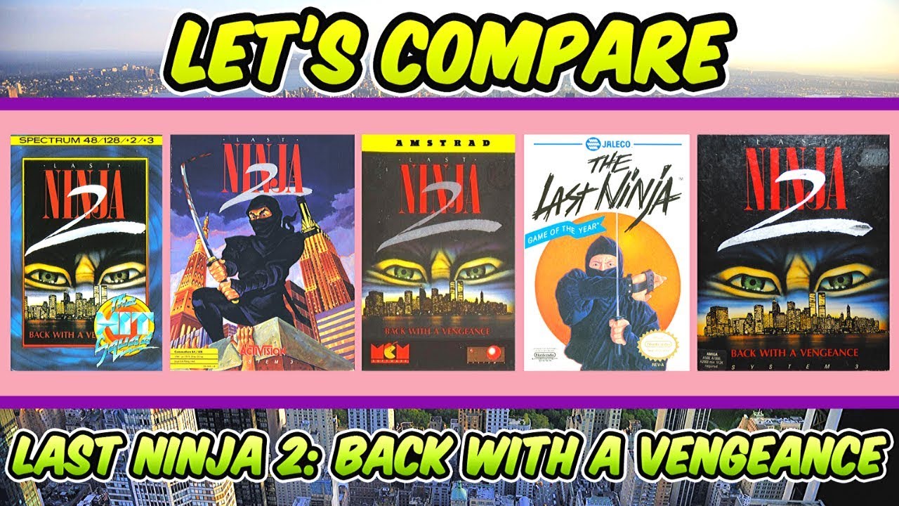 Last Ninja 2 - Comparing The ZX Spectrum, C64, Amstrad, NES And Amiga Versions