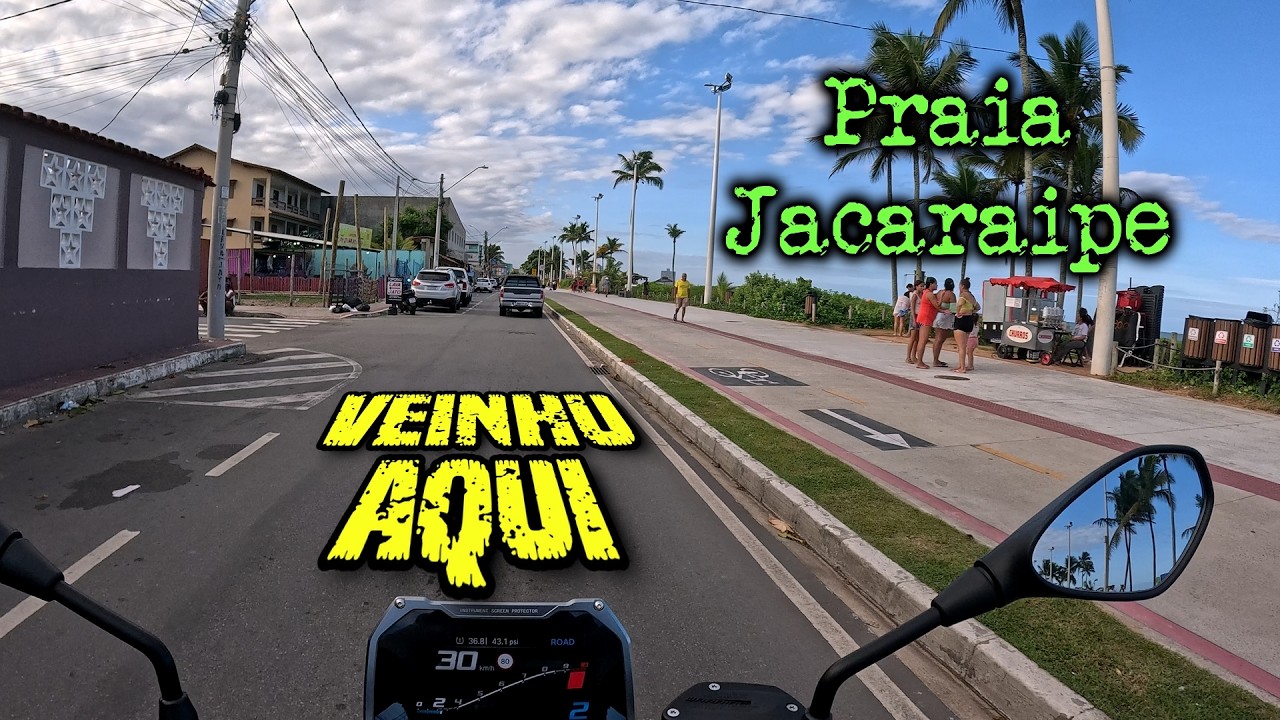 MotoVlog em Praia de jacaraipe!