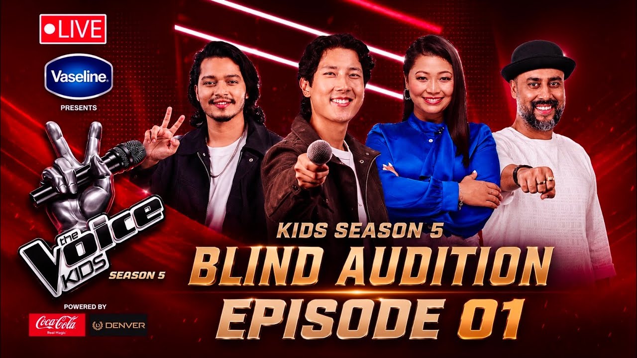 The Voice Of Nepal Kinds Season 5 || Blind Audition 2026 || Episode 1 / voice of Nepal kids live