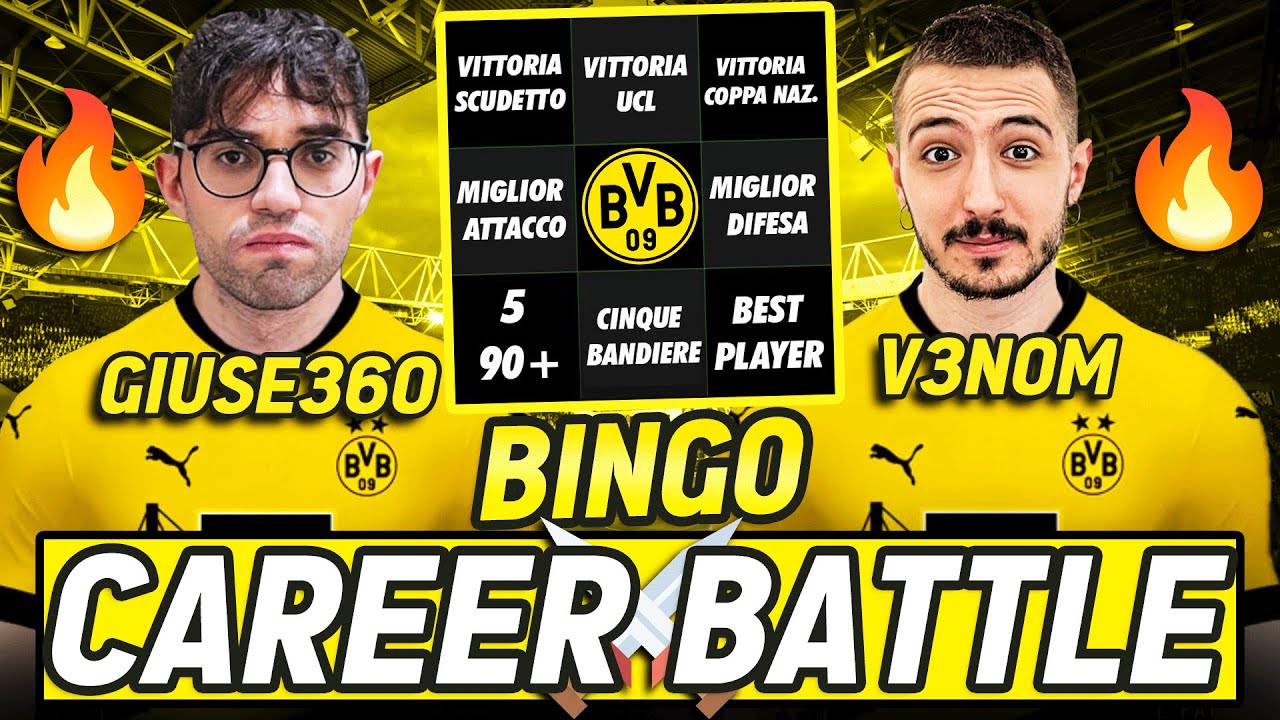BINGO CAREER BATTLE! NUOVA SFIDA SU FC24 CON V3NOM!