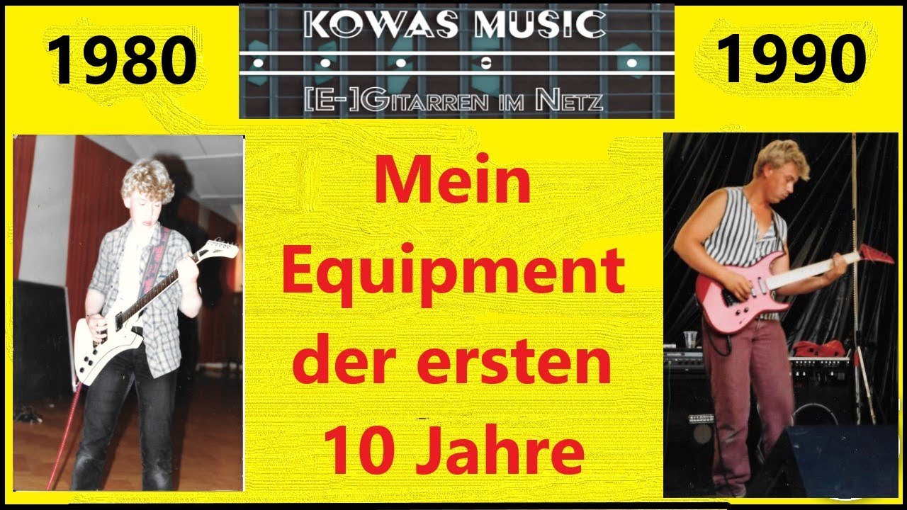 Ich zeig mein Zeug - Gitarren Equipment von 1980 - 1990