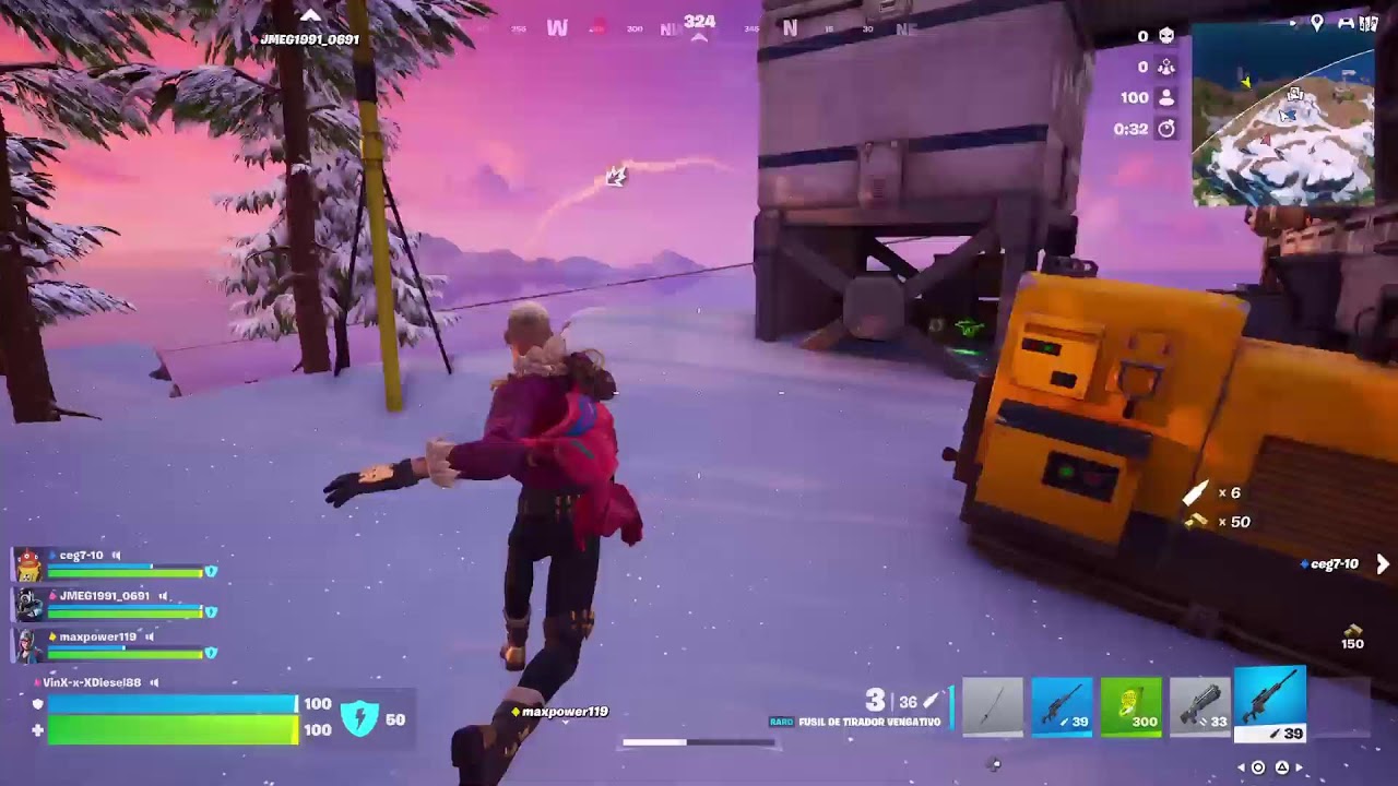 Fornite T7 Victorias Magistrales Fall Guys Grupo De 4 Cero Construcción