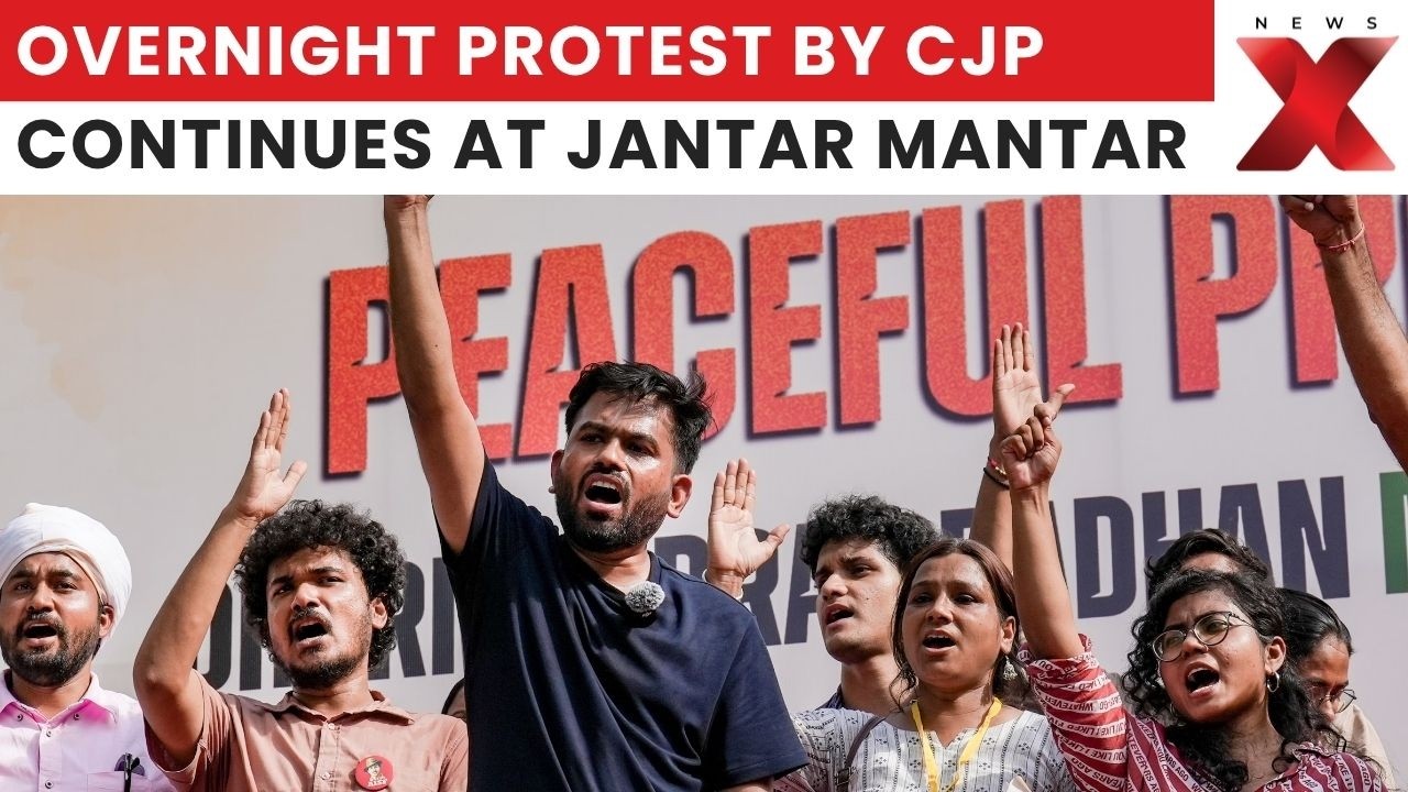 CJP Continues Overnight Protest At Jantar Mantar Despite Permit Expiry Action