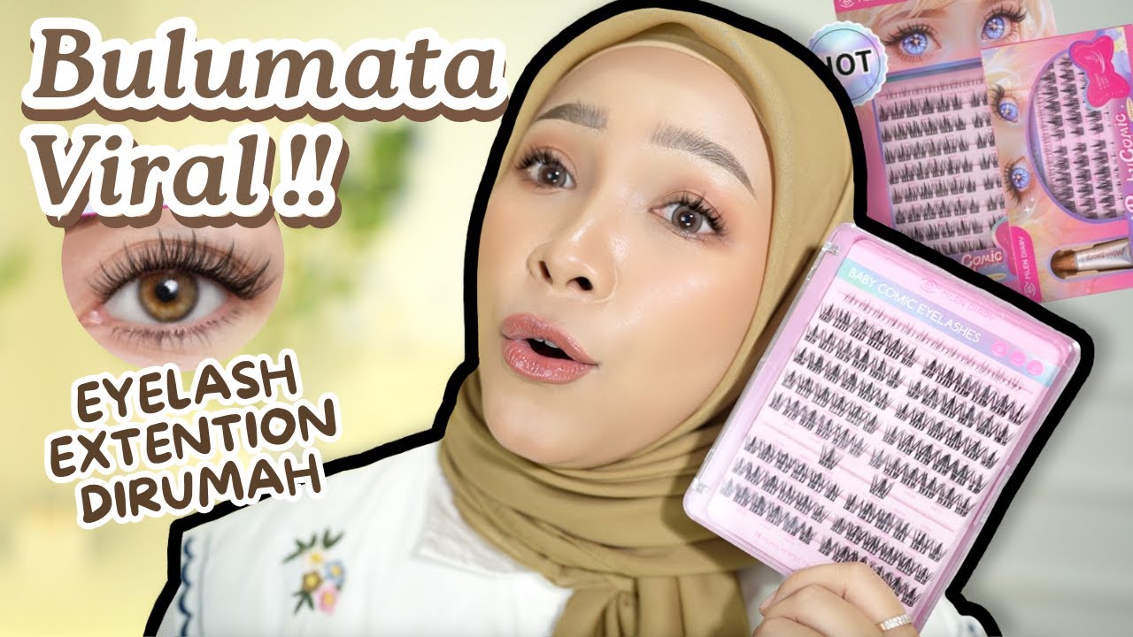 100% PERSIS EYELASH EXTENTION !! COBAIN BULUMATA VIRAL !! MLEN DIARY. Sebagus apa