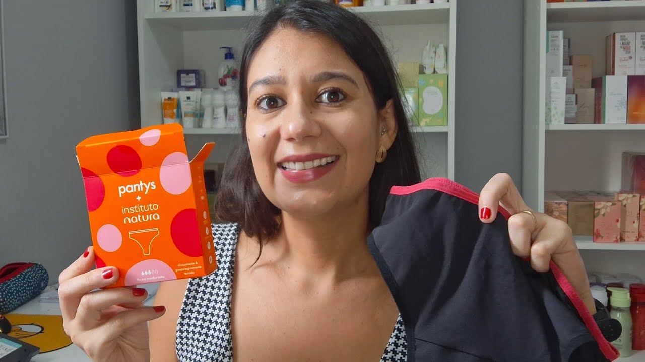 Calcinha Pantys + Instituto Natura! Resenha da calcinha absorvente! #pantys #natura #avon 