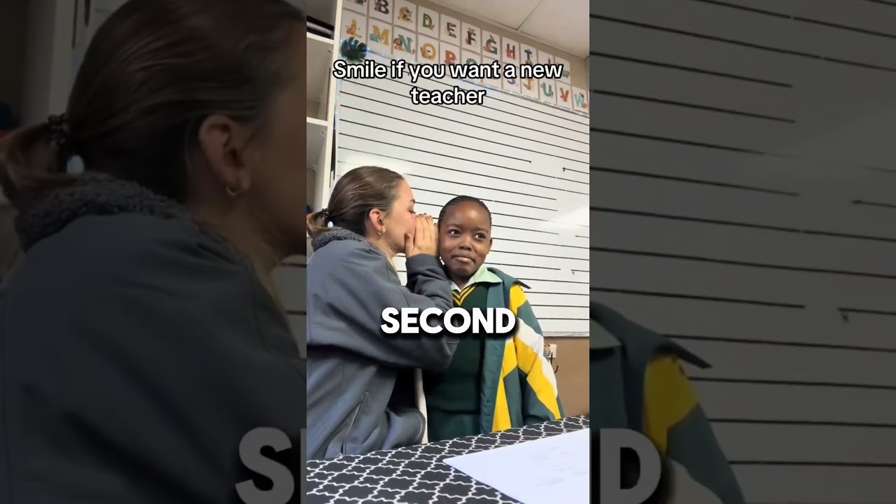 Wholesome teacher and students moment#shorts
