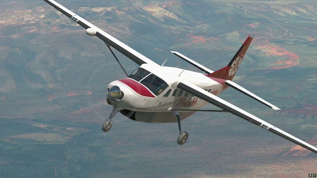 Thranda Cessna C208 Caravan Taxi and Takeoff