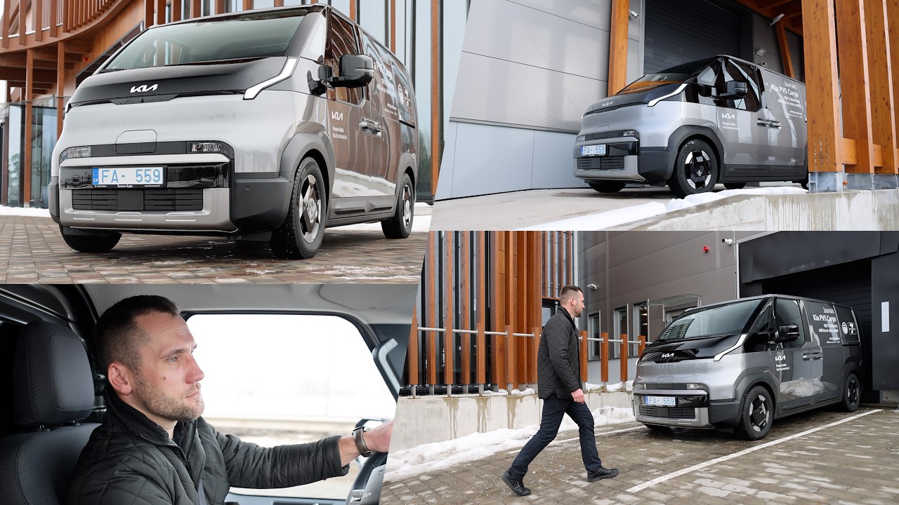 Vedam kravu, netērējot degvielu! (Kia PV5 pirmais tests)