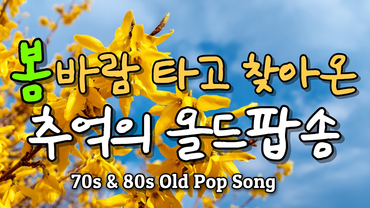 🌸봄날에 듣기 좋은 추억의 올드팝송ㅣ 그냥 틀어두기 좋은 봄 감성 팝송모음 (🕑12시간 연속재생) 🎵올드팝송ㅣ추억의팝송ㅣ7080팝송ㅣ감미로운팝송 #힐링팝송 #7080음악