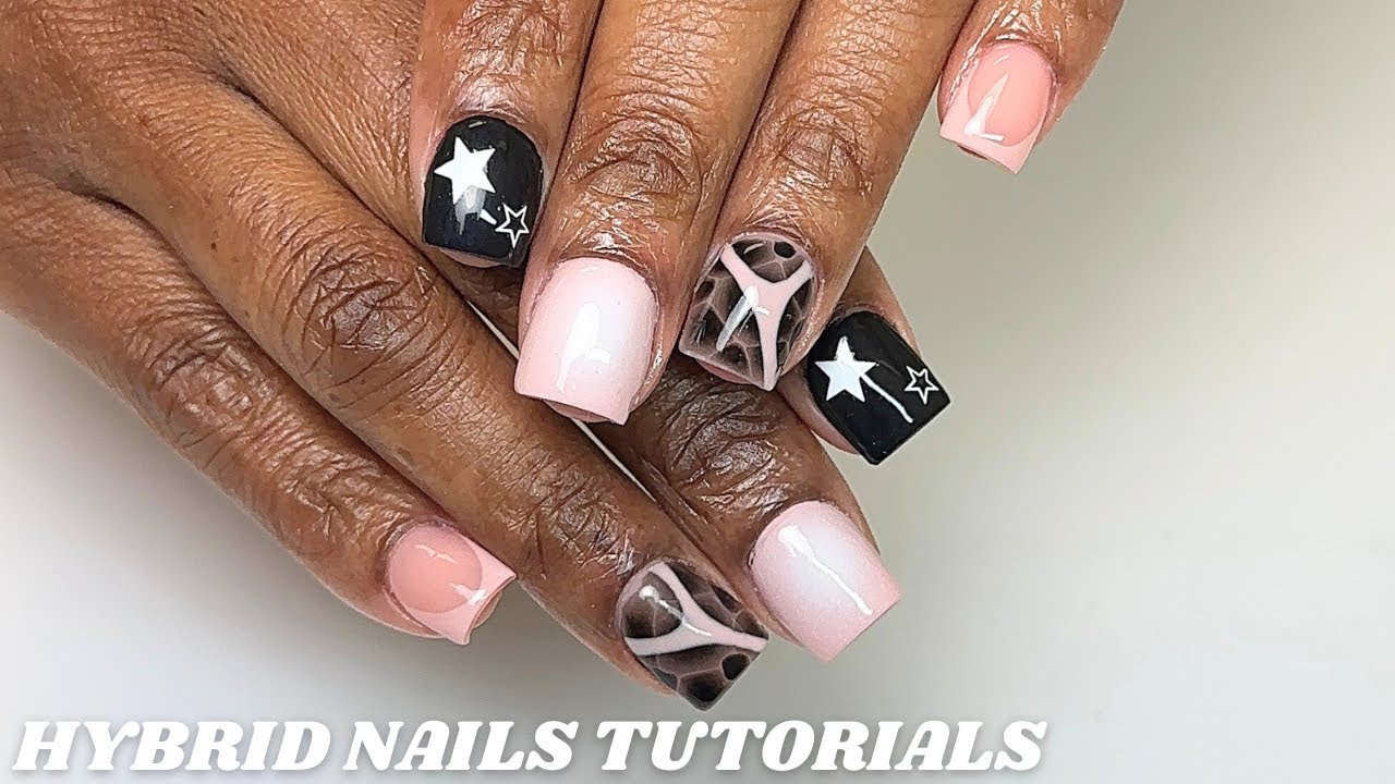 How To: Hybrid Gel Nails -Using Polygel & Acrylic | Full Nail Tutorial 