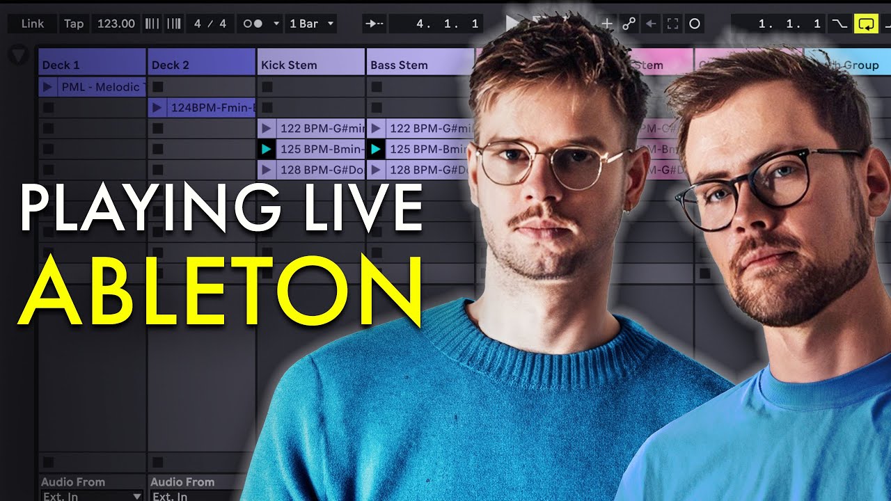 Как играть живые сеты в Ableton с помощью Polaroit