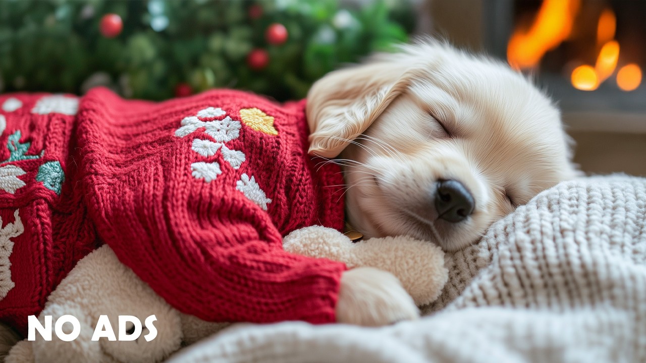 12 часов музыки для успокоения собак 🐶❄️ Снятие тревоги разлуки 🎅 Глубокий сон 🎶