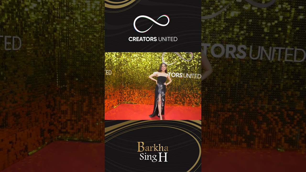 Barkha Singh looks stunning as she strikes a pose at the Creators United 2023 Awards 