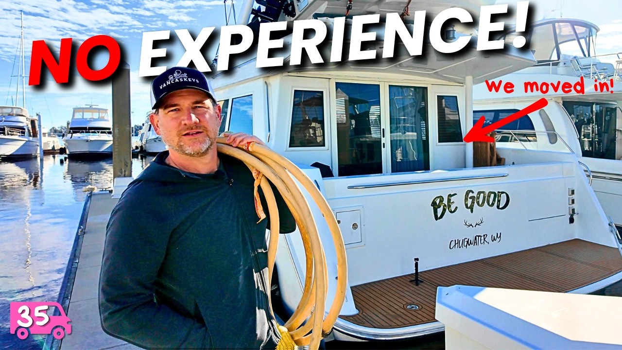 WE QUIT VAN LIFE FOR 48 HOURS OF BOAT LIFE (full tour)