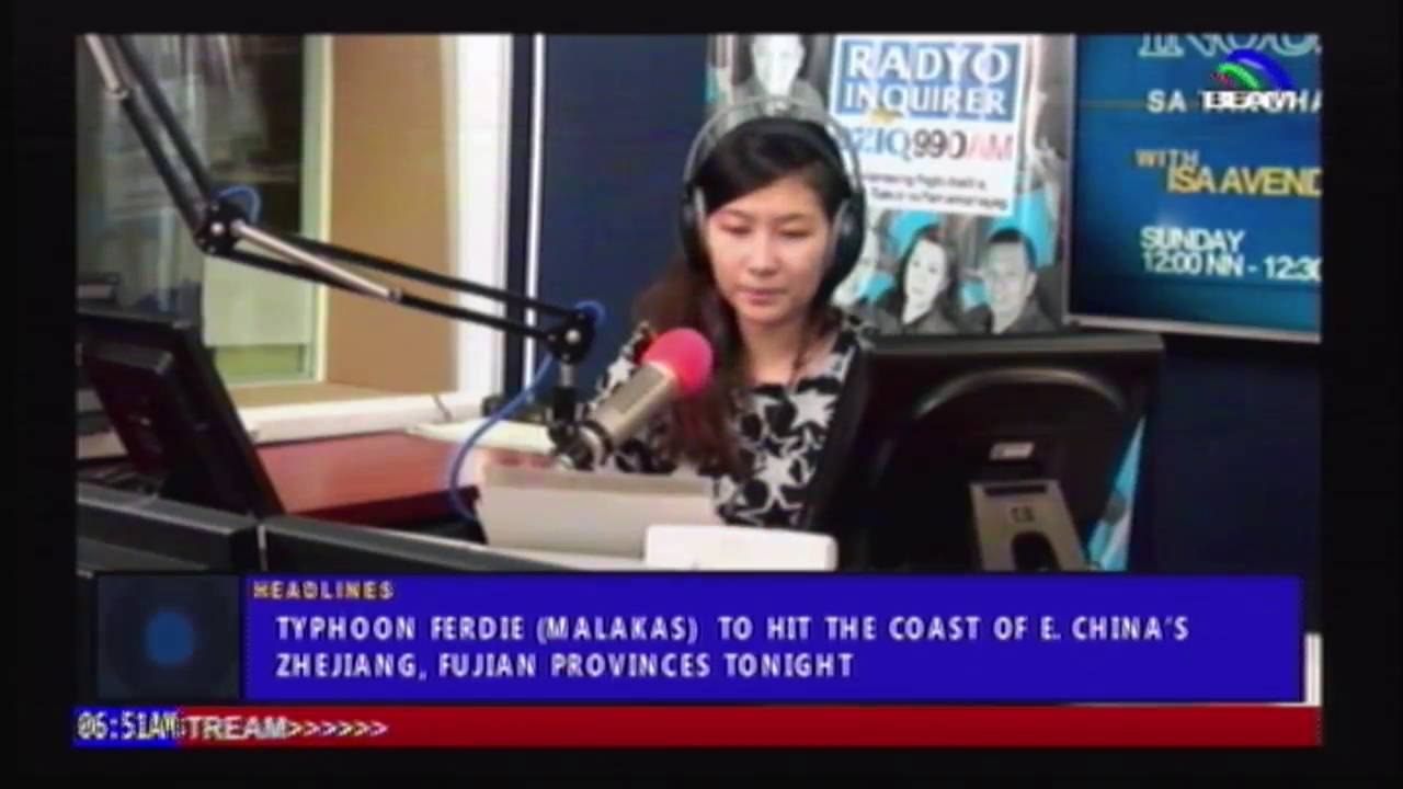 RADYO INQUIRER BALITA SA UMAGA WITH ISA AVENDA&Ntilde;O-UMALI (SEPT. 18, 2016 )