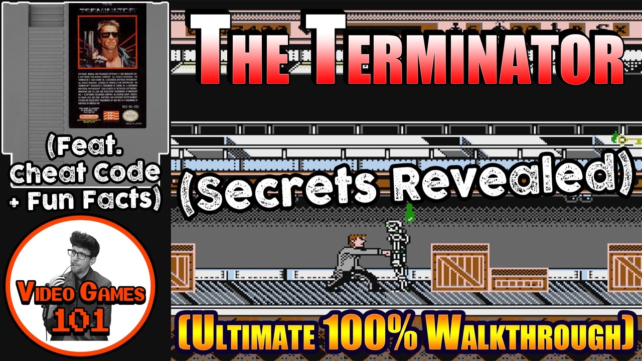 The Terminator NES Walkthrough | 100% Guide | Video Games 101