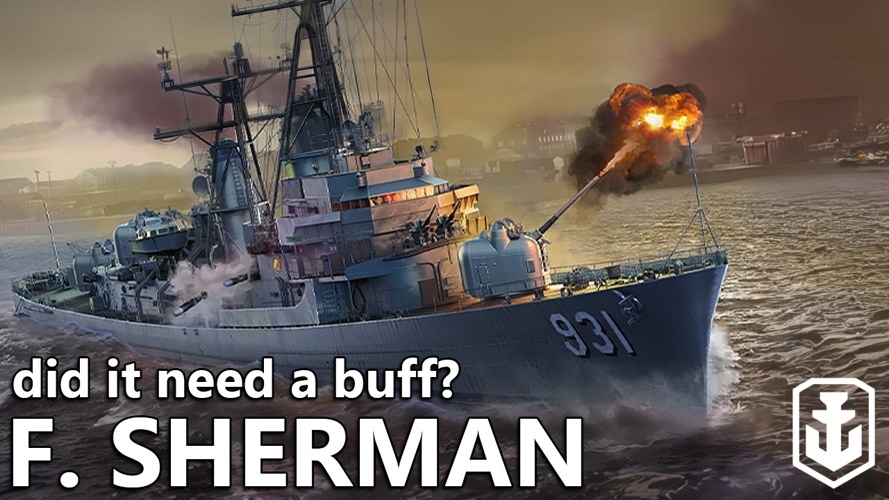 Sherman Buffed With Speed Boost! (World of Warships)
