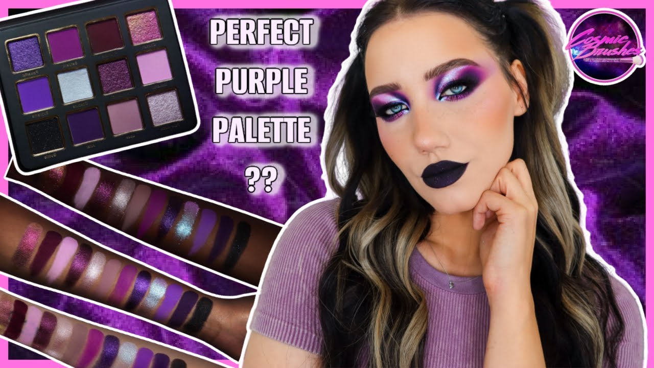 OMFG! COSMIC BRUSHES NEW GOTHIC PALETTE | SWATCHES & TUTORIAL | MAKEMUPMISSA