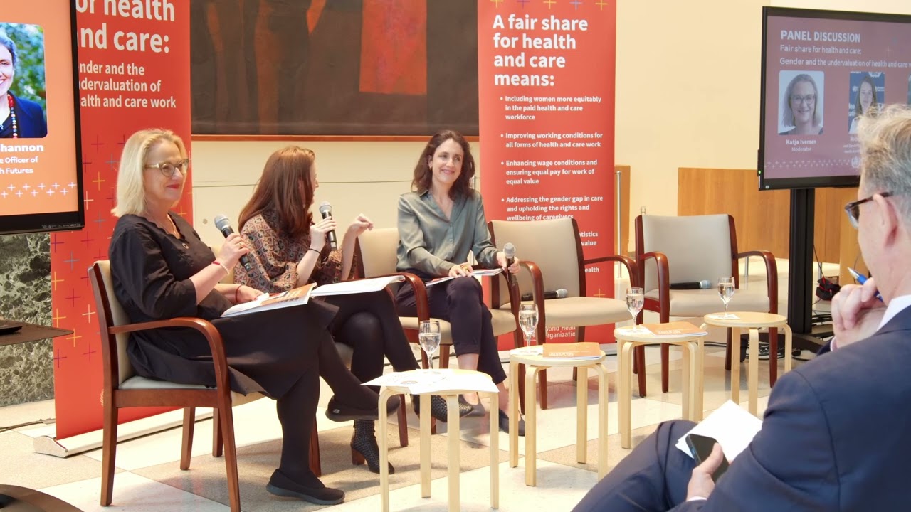 Debate and Launch of the WHO Fair Share for Health and Care Report: Side Event at CSW68