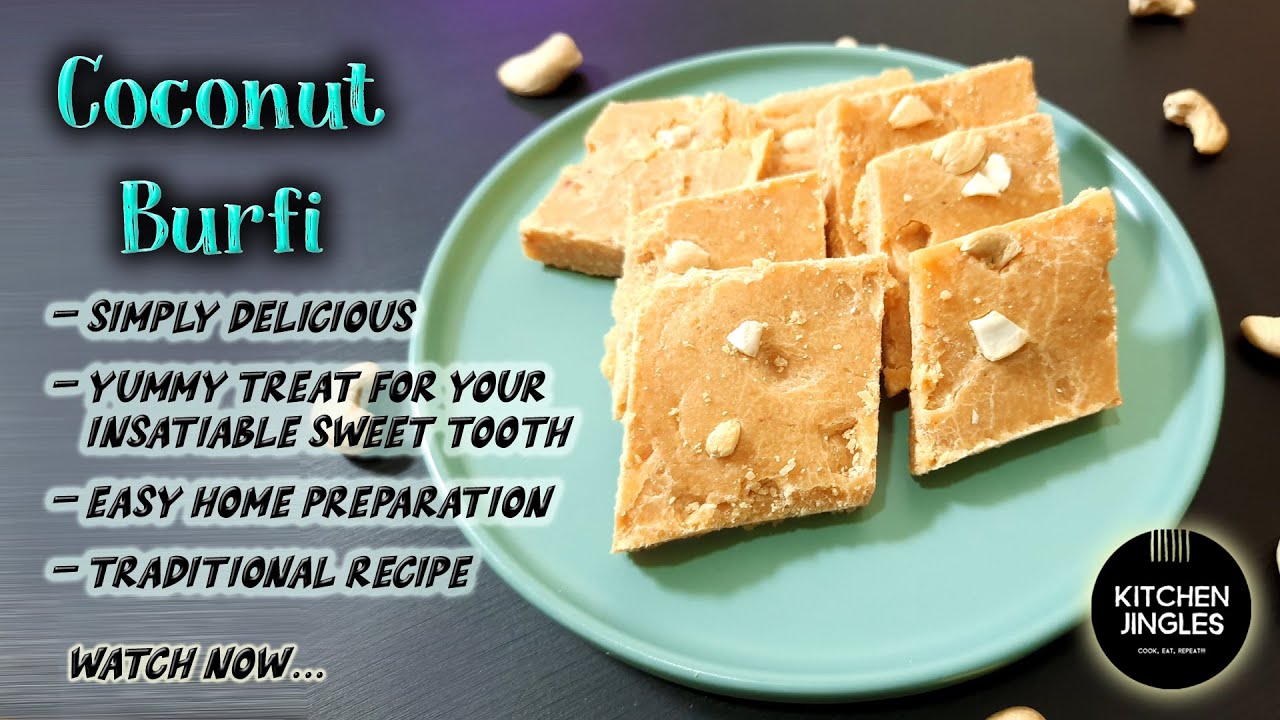 Easy Coconut Burfi Recipe | स्वादिष्ट नारियल बर्फी रेसिपी