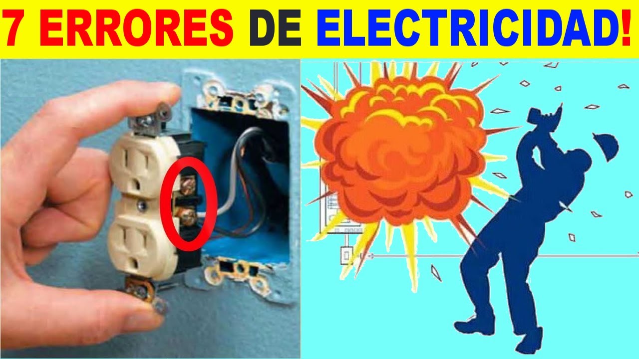 Los 7 Perores Errores de Instalaciones Eléctricas Caseras!