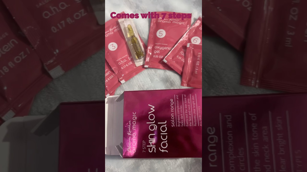 Aroma magic skin glow facial kit review #facial #skincare #shopping #shorts