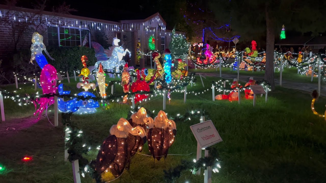 4K Tucson Arizona Winterhaven Festival of Lights 2023
