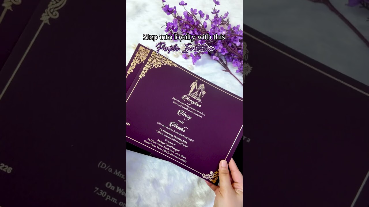 Purple premium card..