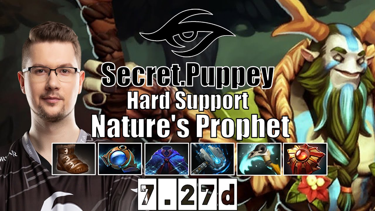 Nature's Prophet | Secret.Puppey | Hard Support Nature's Prophet | 7.27d Gameplay Highlights