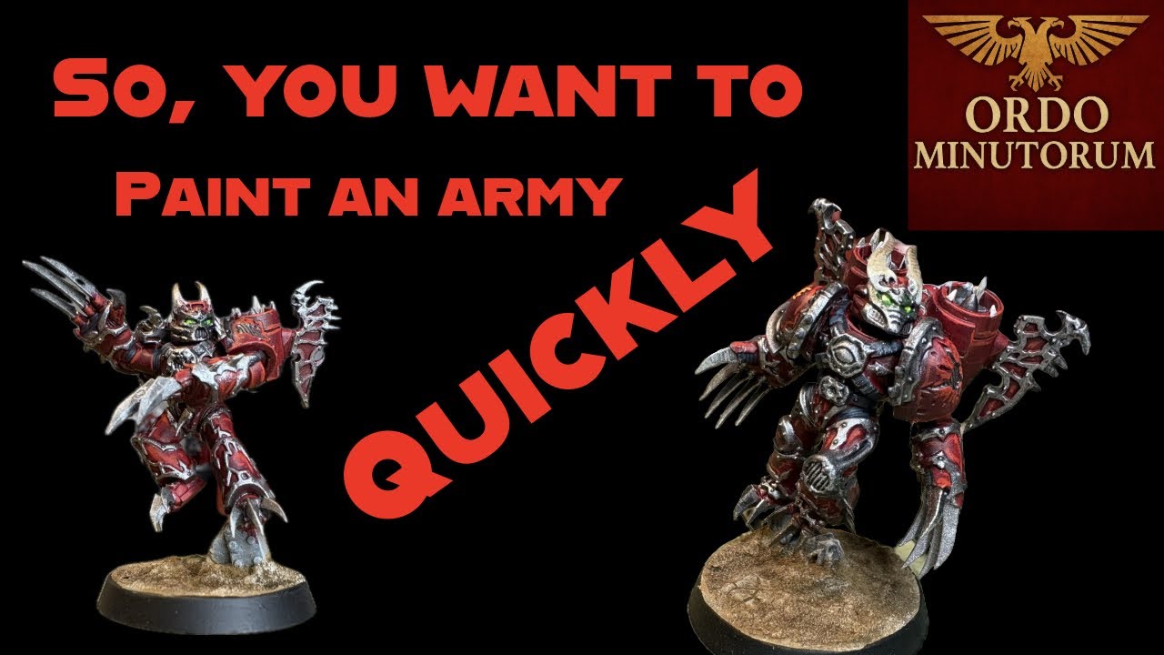 I painted 10k points’ worth of models in 10th edition: here’s how. 