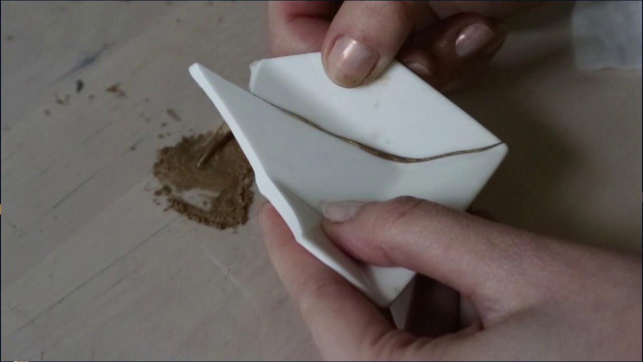Modern Kintsugi Metodu // Semi-Simplified Kintsugi - Instructional Video