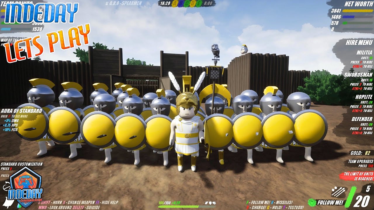 SHIELDWALL -  JE TEST LA NOUVELLE UNITÉ : LES HOPLITES !