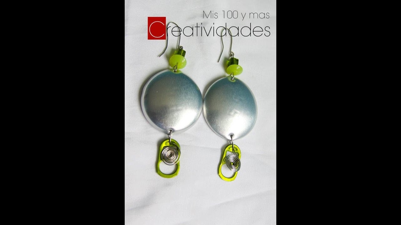 Aretes de Material Reciclado: Tutorial 2