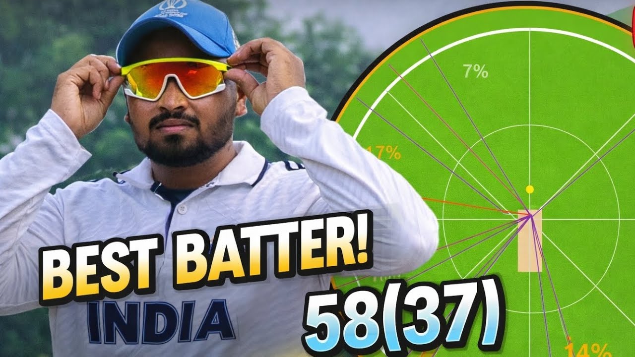 BEST BATTER OF THE MATCH 💥 | 58 (37) MATCH-WINNING KNOCK | MVP Performance 🔥