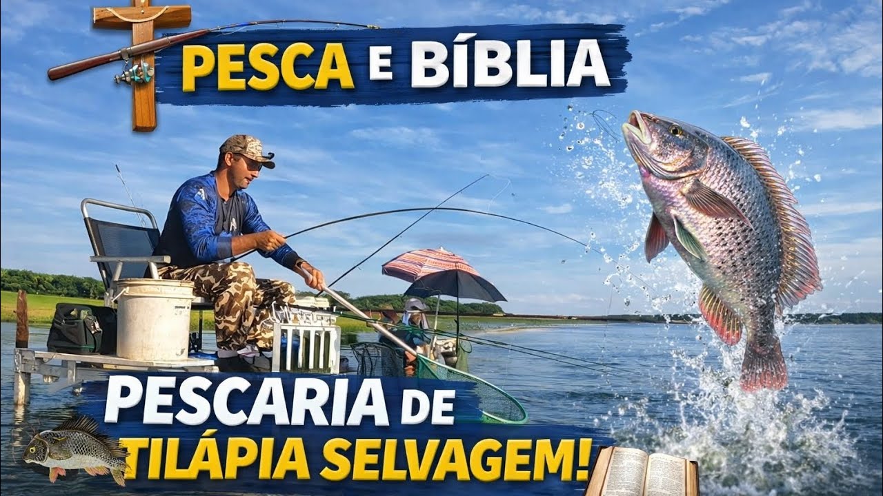 Explodiu na Vara! Tilápia Selvagem Bruta! 🎣🔥
