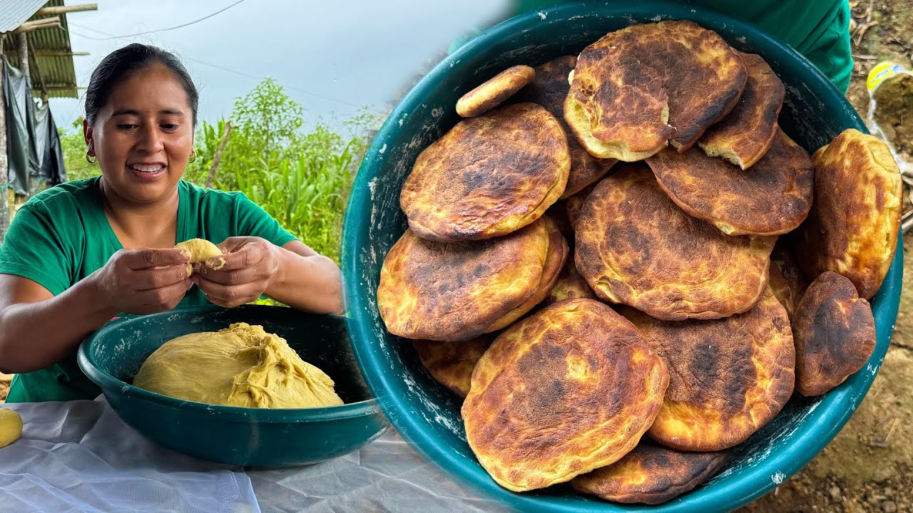Pan casero sin horno muy facil de hacer con pocos ingredientes