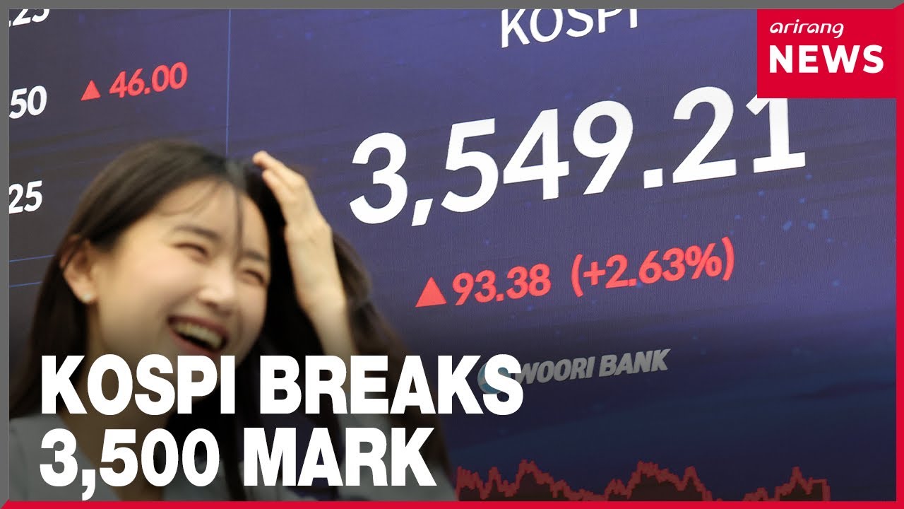 KOSPI breaks historic 3,500 mark on AI chip stock surge