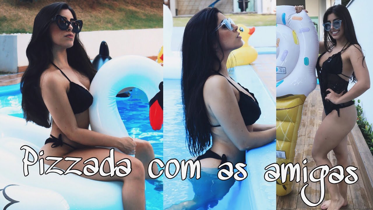SÁBADO COM GABI MAGSAN E BRUNA PAULA - PIZZADA, FOTOS E PISCINA!