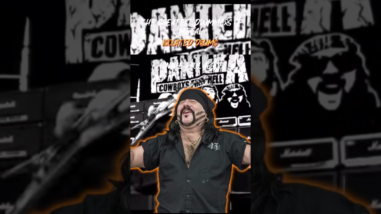 🥁 Vinnie Paul&rsquo;s Isolated Drums | The Power Behind Pantera ⚡️  #vinniepaul  #drums  #pantera