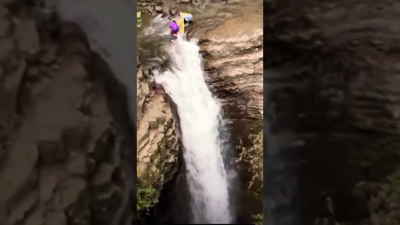 Accident Happens in Waterfall #shorts
