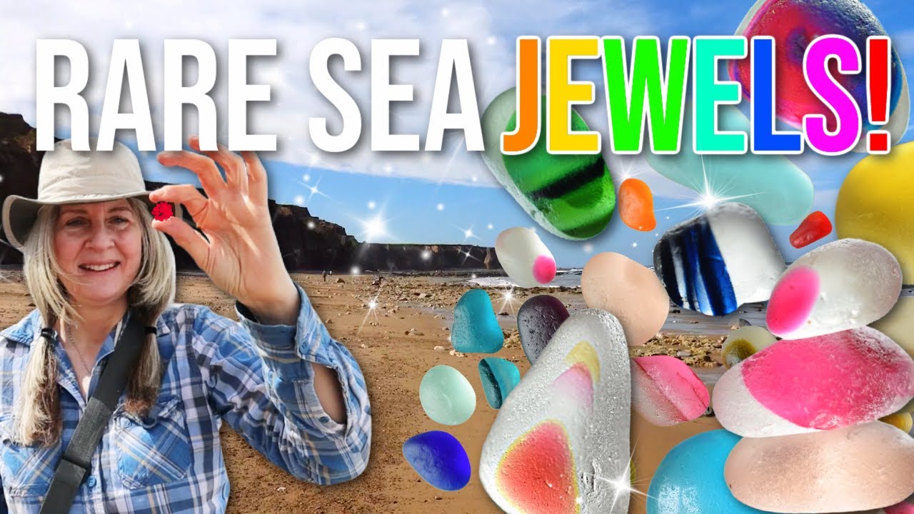 Rare Multicoloured Sea Glass! Beachcombing at Seaham Beach for (Incredible Treasures!)