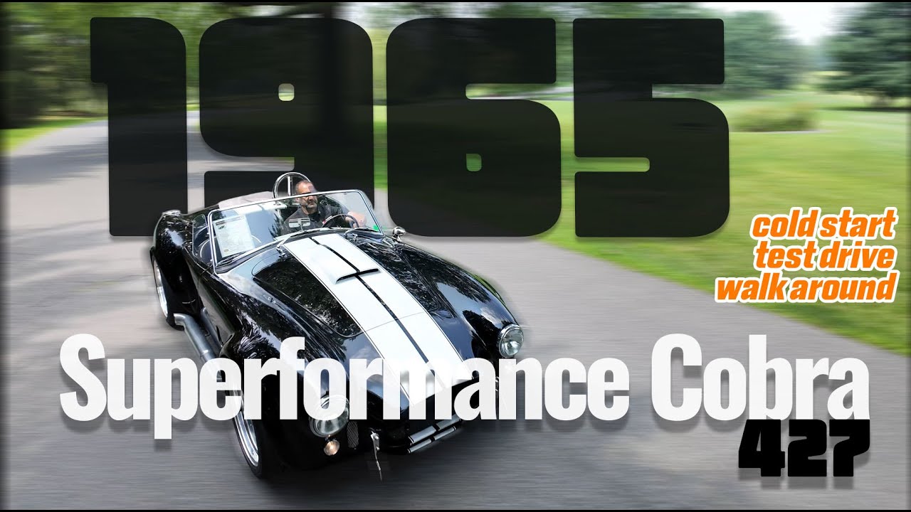 1965 Superformance Shelby 427 Cobra | Roush 550HP, Tuxedo Black, Official Continuation Car!