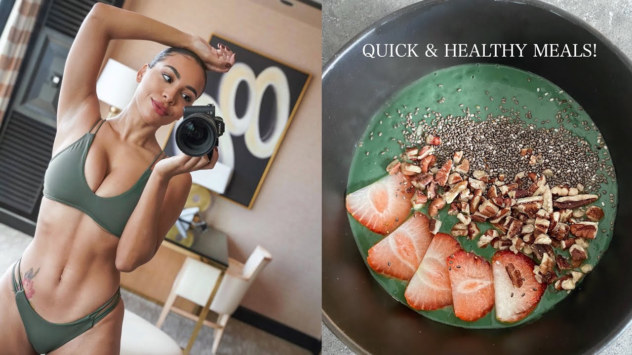 REALISTIC WHAT I EAT IN A DAY | HEALTHY MEALS