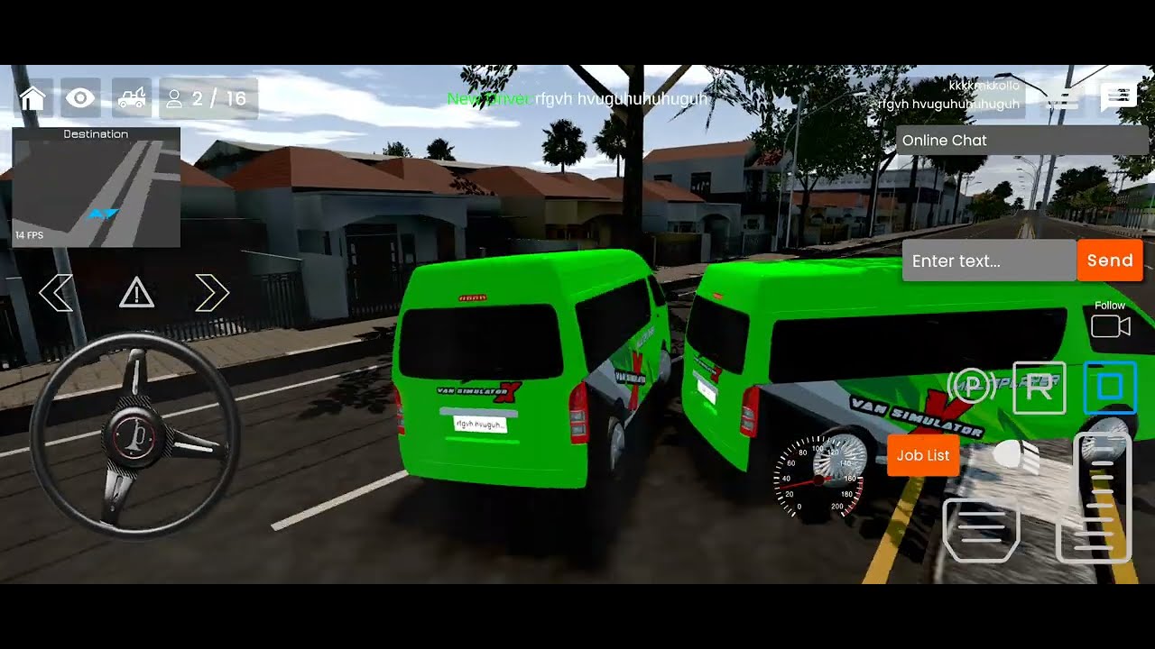 Van simulator game video 