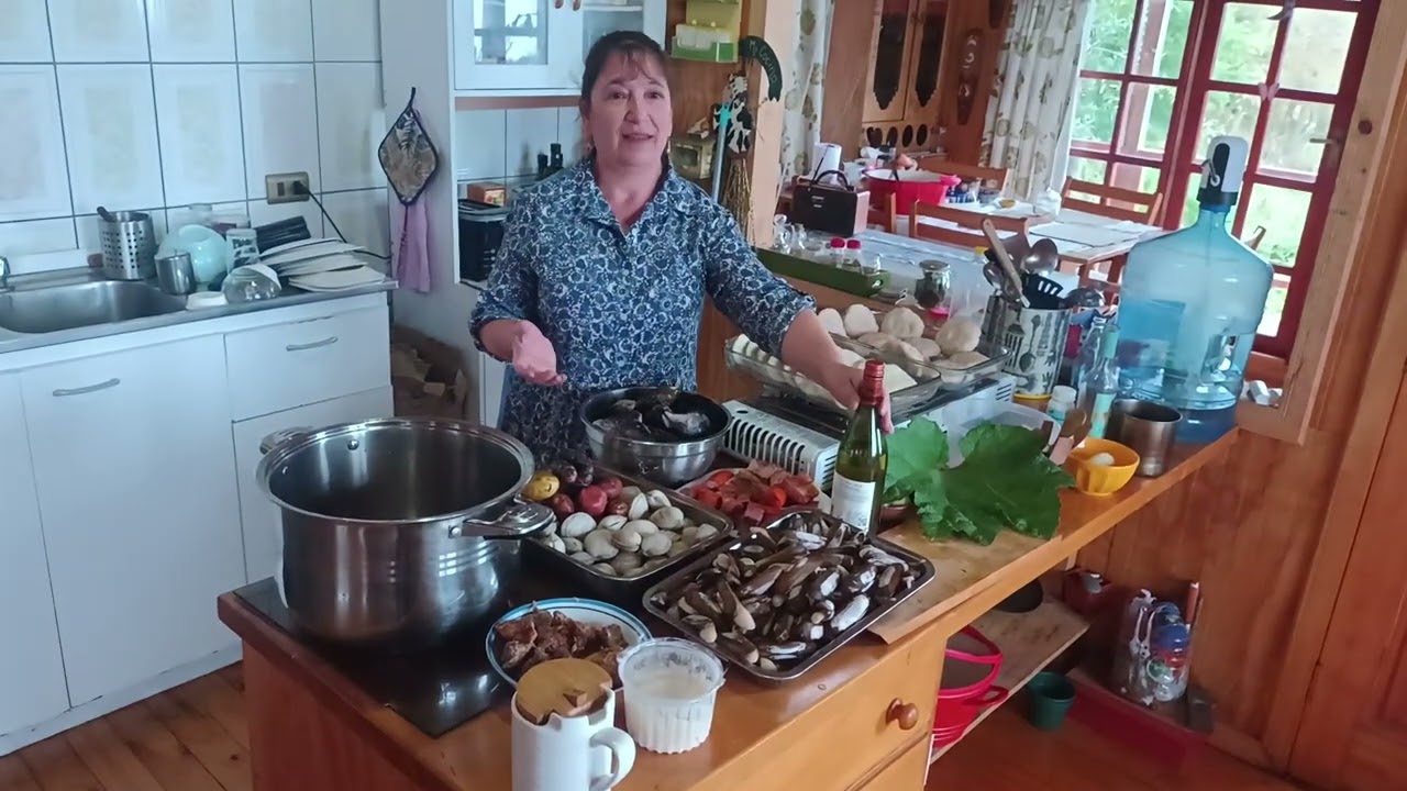 Cómo preparar un curanto en olla en Chiloe 🙋🖐️