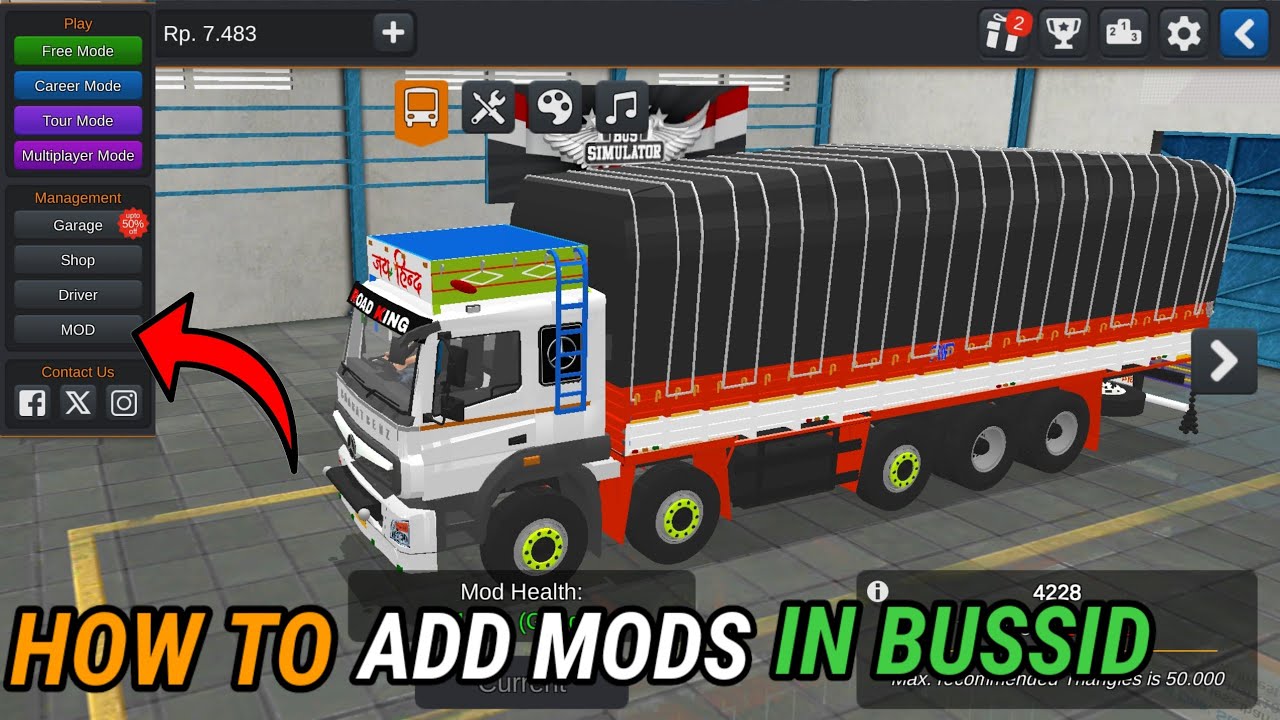 🛠️ How to Add Mods in Bus Simulator Indonesia (Bussid) | Step-by-Step Guide